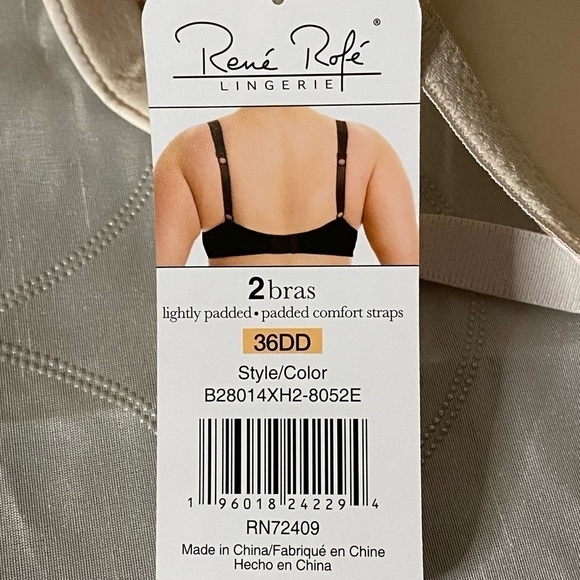 NWT Rene Rofe Lingerie Lightly Padded Bra - Picture 6 of 7